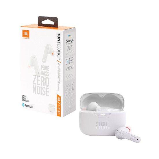 Auriculares Intra-Auriculares True Wireless JBL Tune 230NC Branco